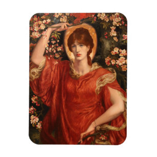 Vision of Fiammetta (by Dante Gabriel Rossetti) Magnet