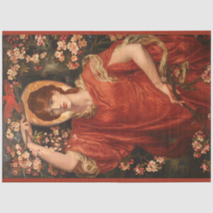 Vision of Fiammetta (by Dante Gabriel Rossetti) Tissue Paper