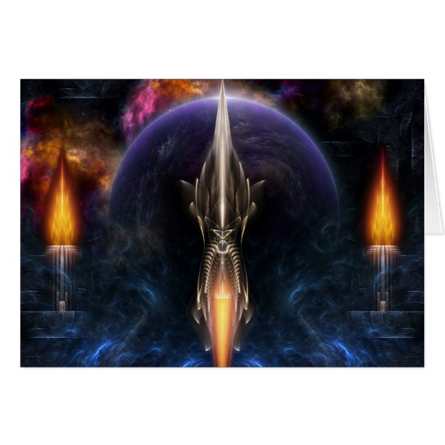 Vision Of Flight Fractal Art (Front Horizontal)