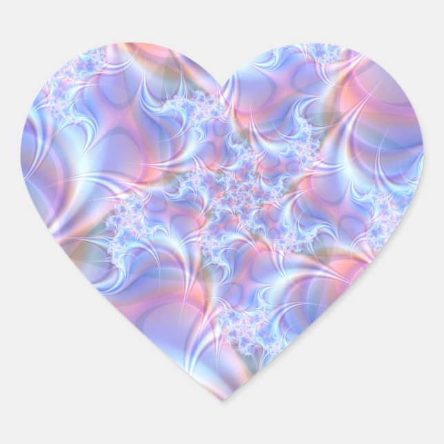 Vision of Sensetive Joy Artistic Heart Sticker (Front)