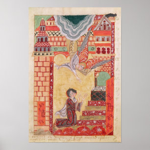 Vision of St. Aldegonde of Maubeuge Poster