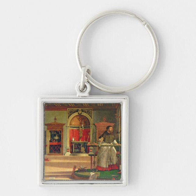 Vision of St. Augustine, 1502-08 (oil on canvas) ( Key Ring (Front)