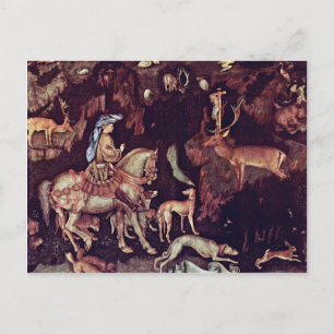 Vision Of St. Eustathius By Birth Name Postcard