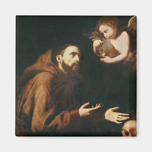 Vision of St. Francis of Assisi Magnet (Front)