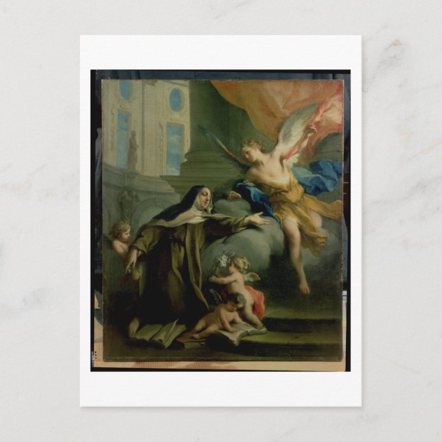 Vision of St. Teresa Postcard (Front)