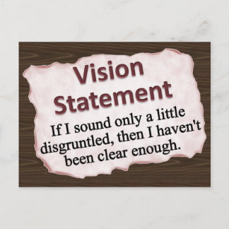 Vision Statement Postcard