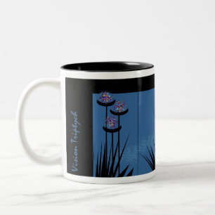 Vision Triptych Two-Tone Coffee Mug