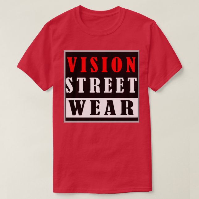 Vision Vintage Skateboard T-Shirt (Design Front)
