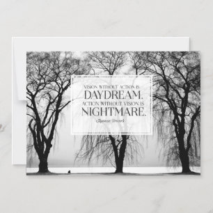 Vision Without Action Magnetic Card