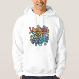  Visionaries Craft the Future - Men's Basic Hooded Hoodie