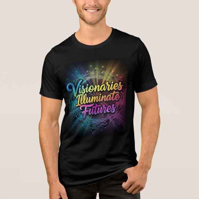 Visionaries Illuminate Futures T-Shirt Tri-Blend Shirt (Front)
