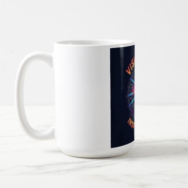 Visionaries Inspire Change Cosmic Prism Graphic Te Coffee Mug (Left)