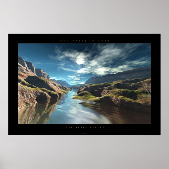 Visionary Canyon Poster (Front)