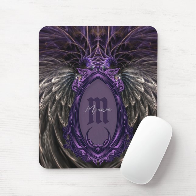 Visionary Gothic Fractal Art  Mouse Mat (With Mouse)
