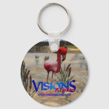 Visions Alpha Keychain - Flamingo