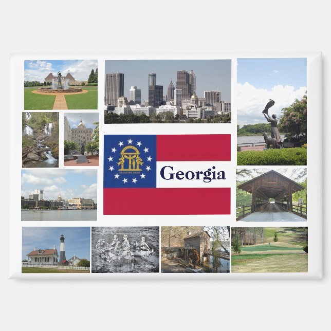 Visions of Georgia magnet (Front)