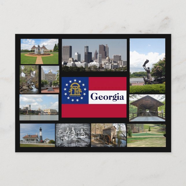 Visions of Georgia Postcard (Front)
