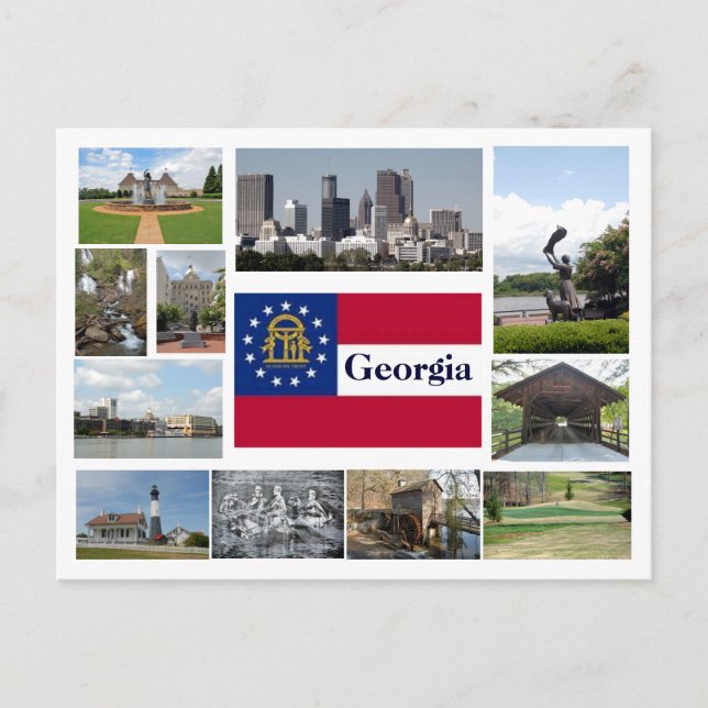 Visions of Georgia Postcard (Front)