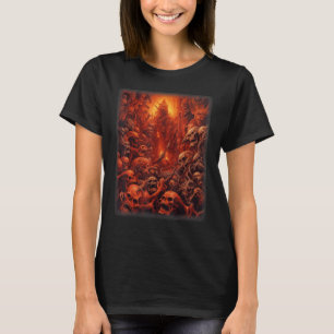 Visions of Hell Satan Devils Demons Monster Skelet T-Shirt