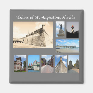 Visions of Historic St. Augustine, Florida Magnet