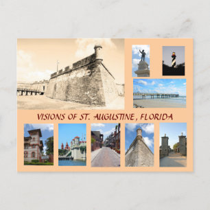 Visions of Historic St. Augustine, Florida Postcard