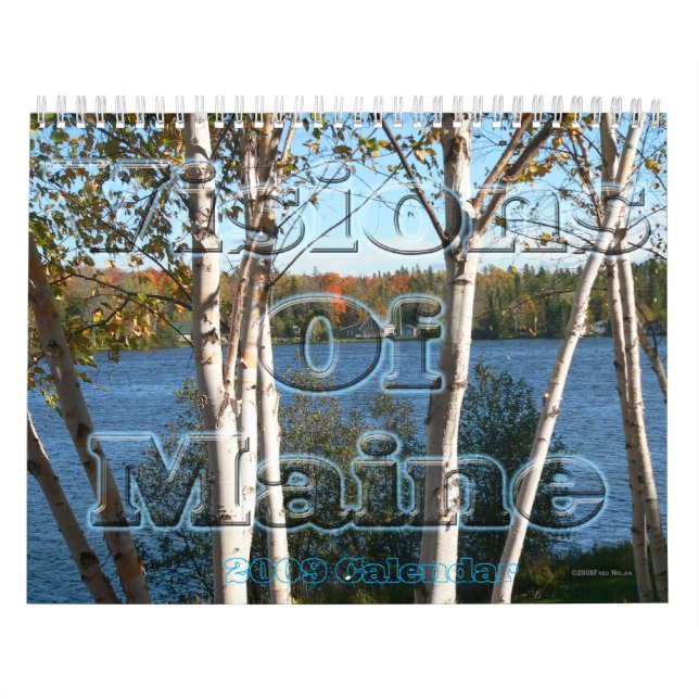 Visions Of Maine 2009 Calendar (Cover)