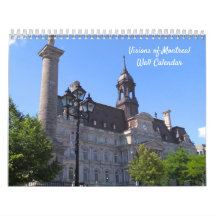 Visions of Montreal Wall Calendar