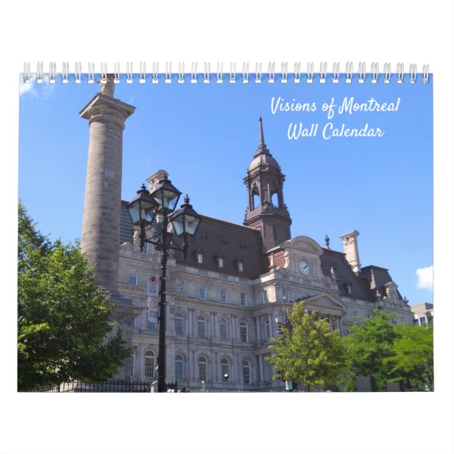 Visions of Montreal Wall Calendar (Cover)