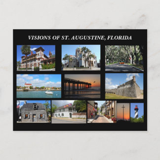 Visions of St. Augustine, Florida Postcard