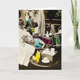 Visions of Sugar Plums - Vintage Stereoview Holiday Card