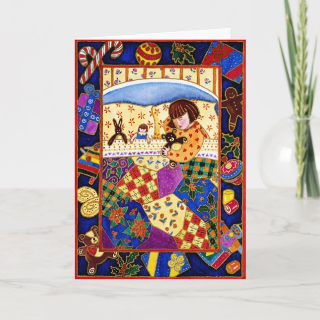 Visions of Sugarplums Holiday Card (Front)