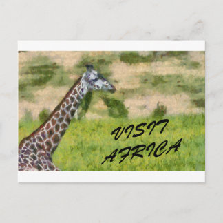 Visit Africa Postcard