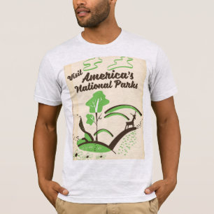 Visit America's National Parks vintage poster T-Shirt