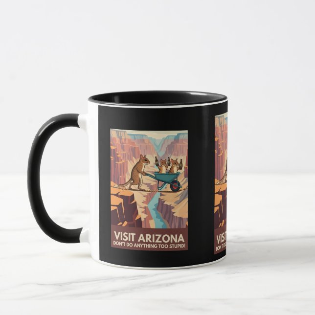 'Visit Arizona' funny mug (Left)