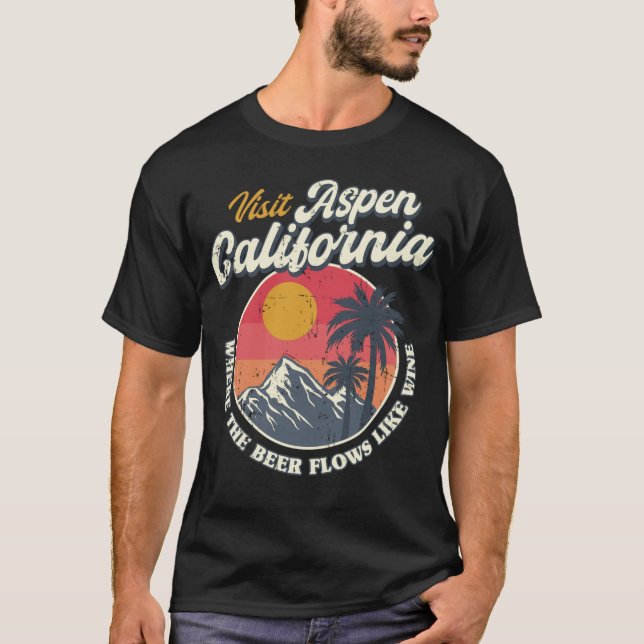 Visit Aspen California friends T-Shirt (Front)