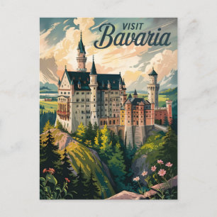 Visit Bavaria, Germany  Postcard