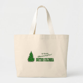 Visit Beautiful British Columbia Large Tote Bag