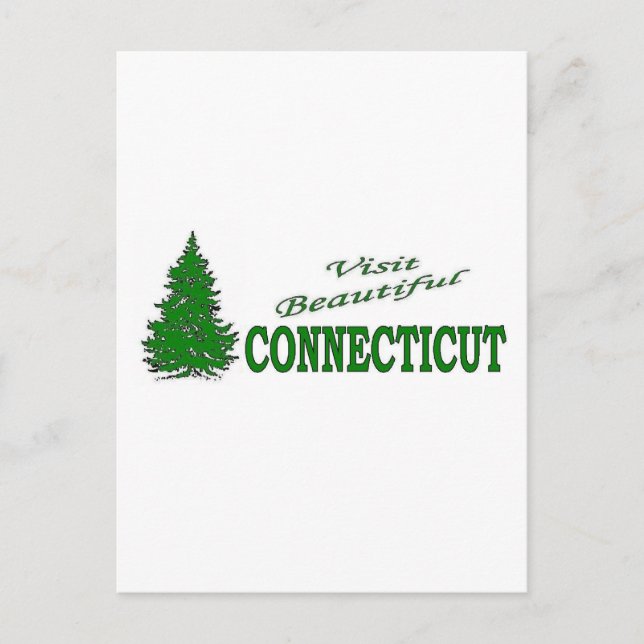Visit Beautiful Connecticut Postcard (Front)
