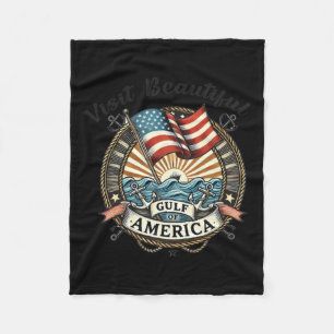 Visit Beautiful Gulf Of America  Fleece Blanket