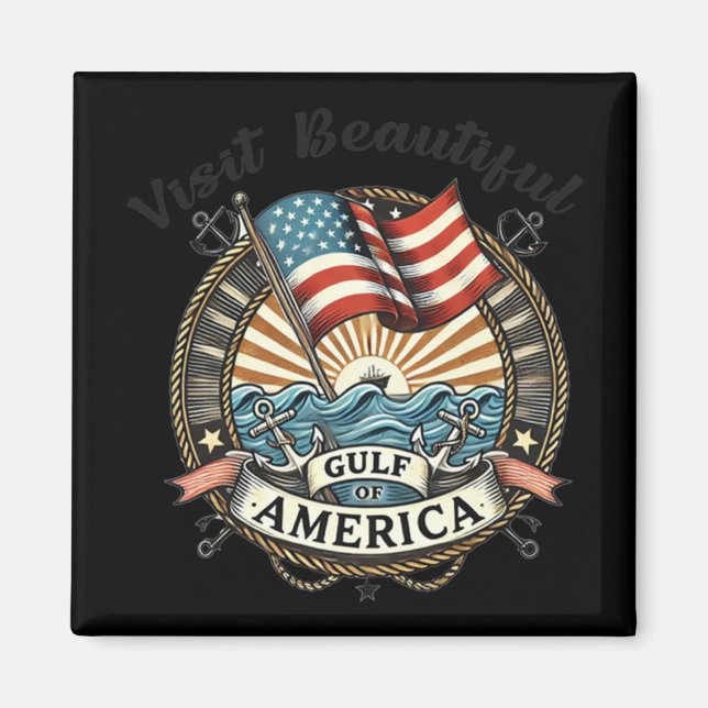 Visit Beautiful Gulf Of America  Magnet (Front)