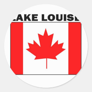 Visit Beautiful Lake Louise Classic Round Sticker