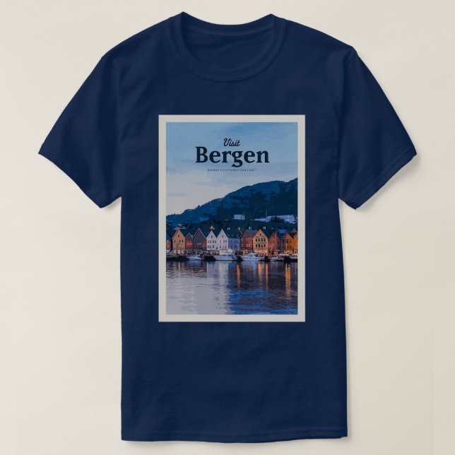 Visit Bergen T-Shirt (Design Front)