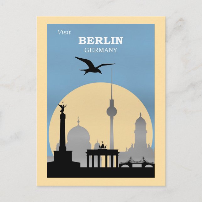 Visit Berlin, Germany Postcard (Front)