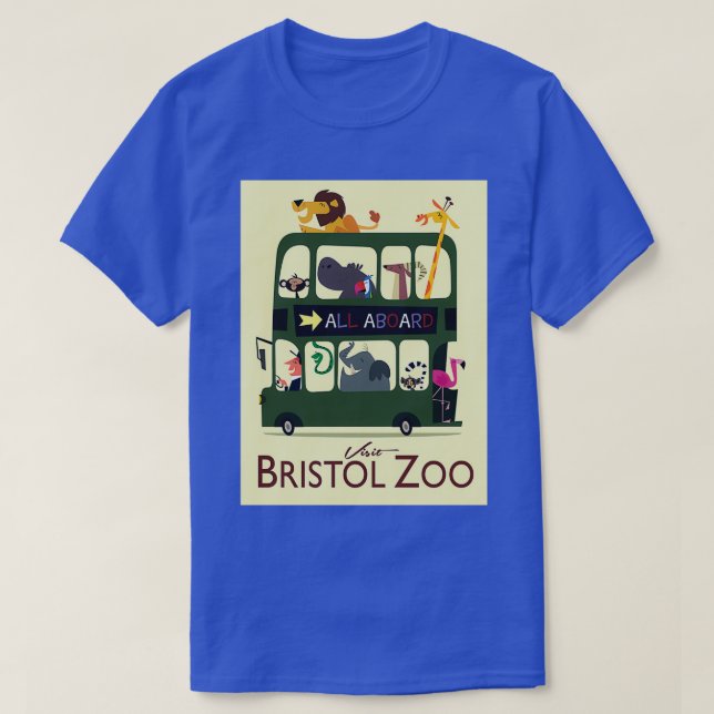 Visit Bristol Zoo Classic TShirt (Design Front)
