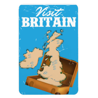 Visit Britain vintage travel poster Magnet