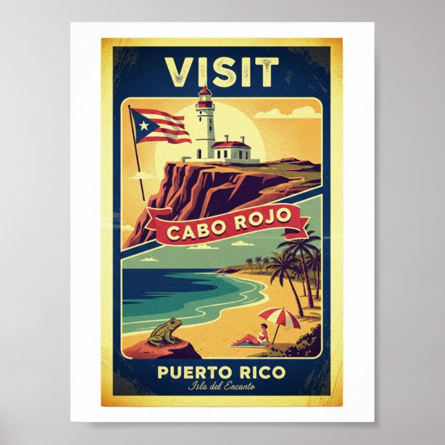 Visit Cabo Rojo, PR  Poster (Front)
