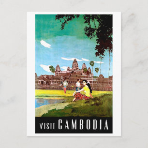 Visit Cambodia Postcard