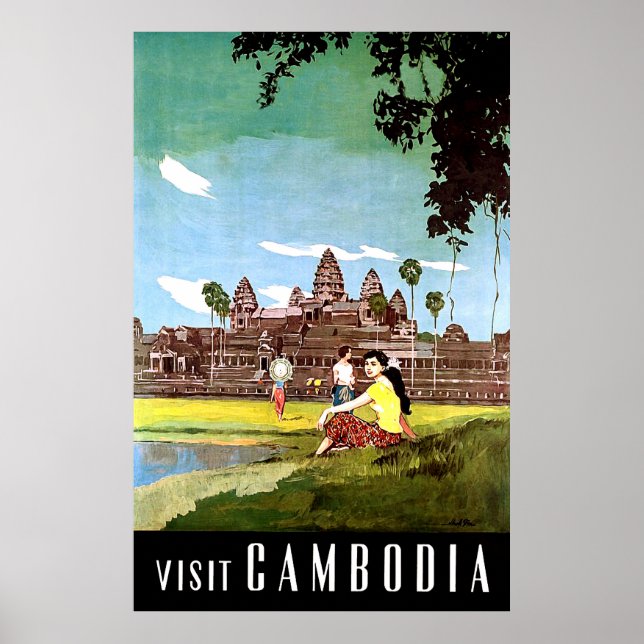 Visit Cambodia Poster (Front)