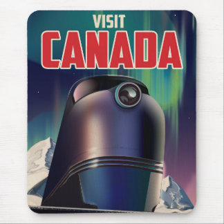 Visit Canada travel poster Mouse Mat