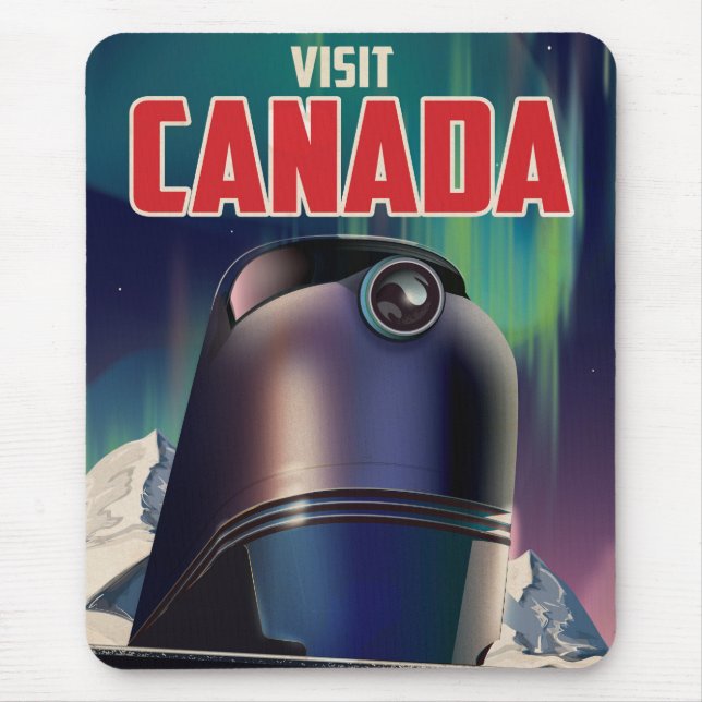 Visit Canada travel poster Mouse Mat (Front)